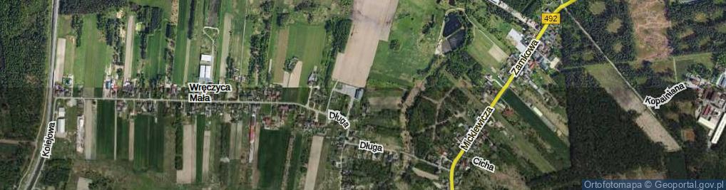 Zdjęcie satelitarne Brzozowa ul.